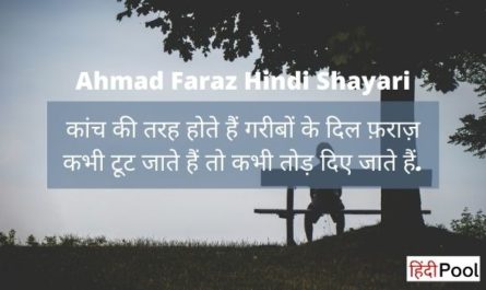 Ahmad Faraz Hindi Shayari