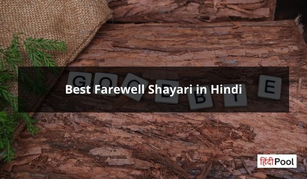 चुनिंदा Farewell Shayari in Hindi – ख़ास फेयरवेल शायरियाँ